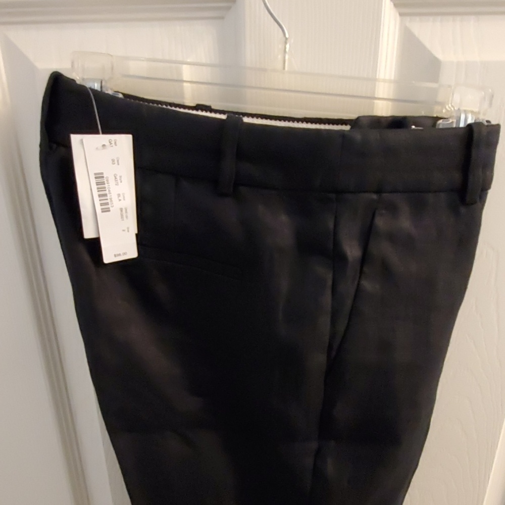 JCrew black linen pants